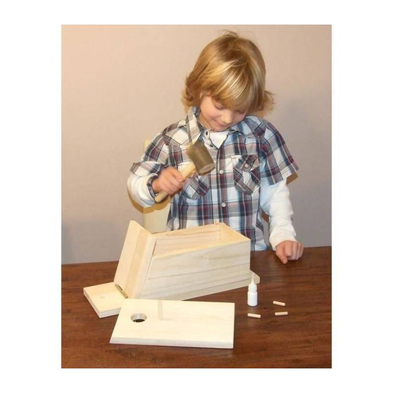 KERBL Birdhouse - Self-assembly kit for birds - 36x12x14cm