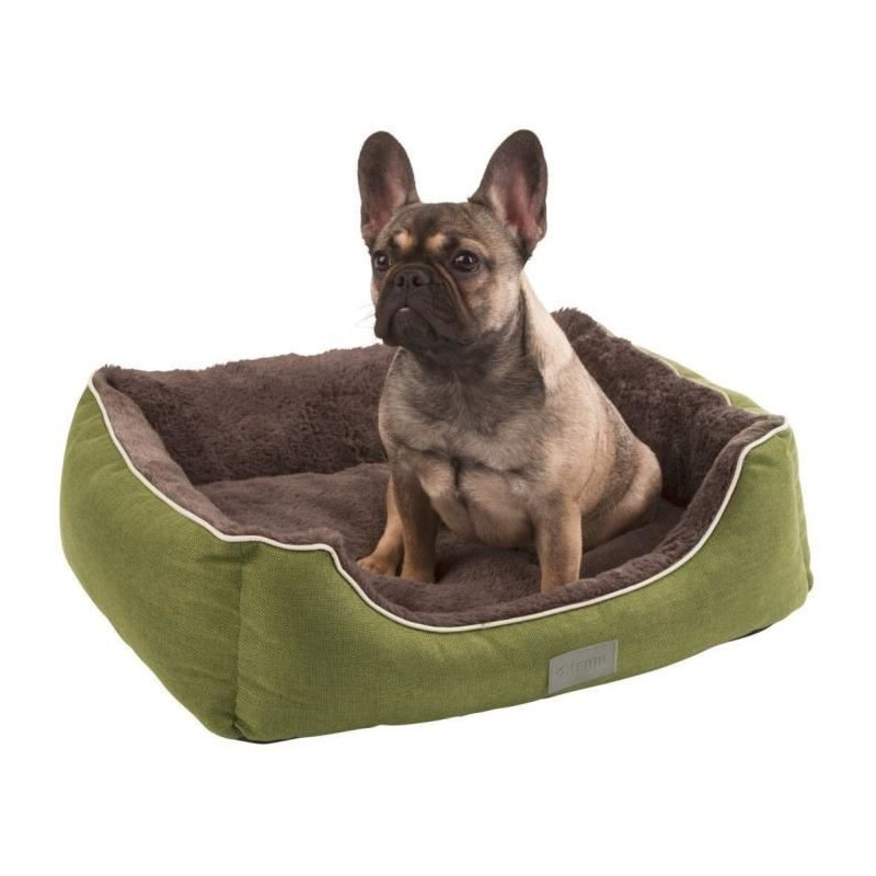 KERBL - Basket / Cushion - Samuel - Grey/Dark Grey - 60 x 50 x 17cm