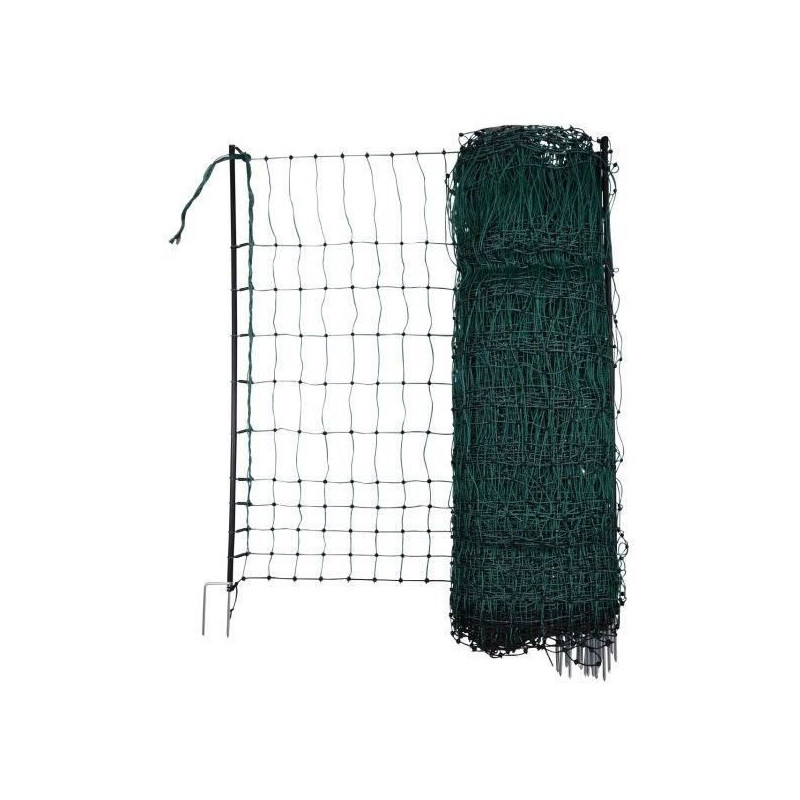 Poultry net - KERBL - 25 m - 106 cm - Double point - Green