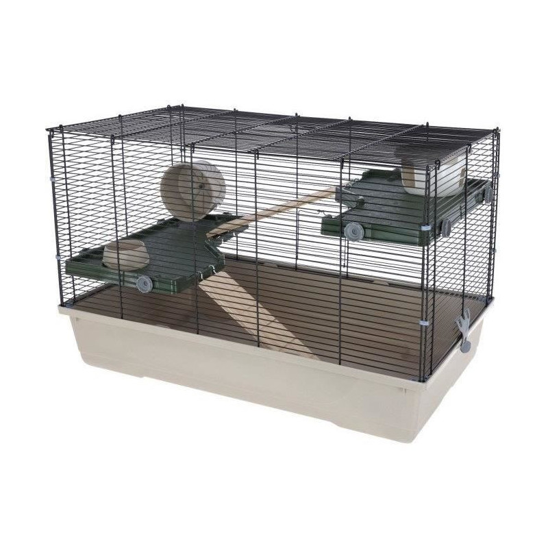 Cage for small animals - KERBL - FLAT NATURE - 80 x 45 x 53 cm - 3 lev