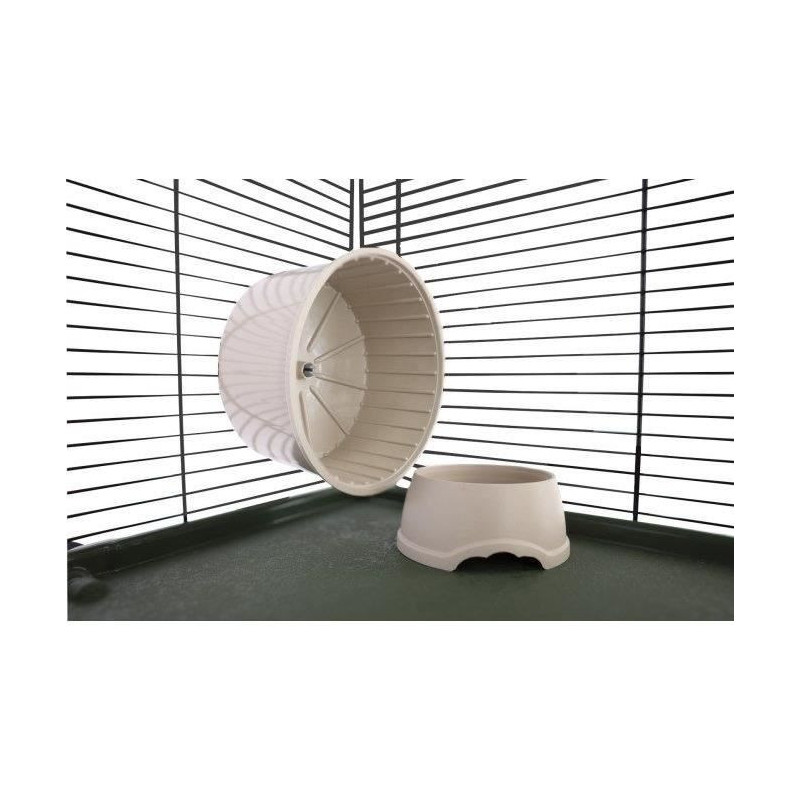 Cage for small animals - KERBL - FLAT NATURE - 80 x 45 x 53 cm - 3 lev