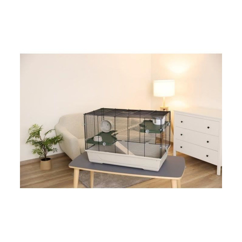 Cage for small animals - KERBL - FLAT NATURE - 80 x 45 x 53 cm - 3 lev