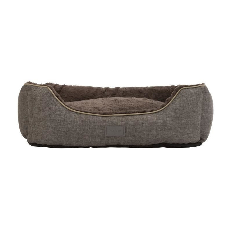 KERBL Samuel Basket - 50 x 40 x 15 cm - Silver and Gray - For Dog
