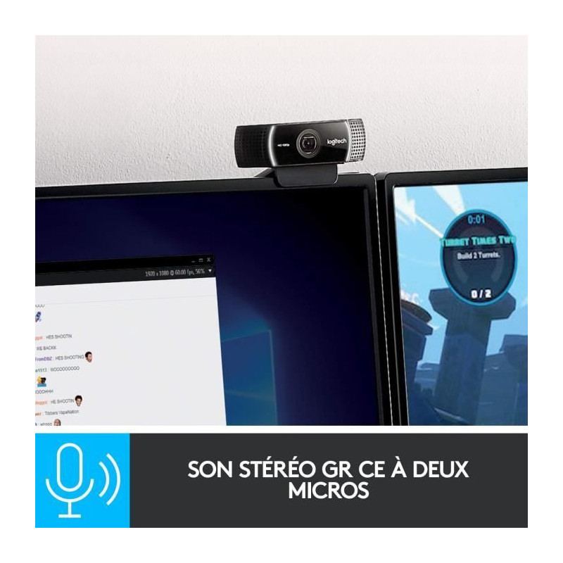 LOGITECH Webcam C922 Pro Stream