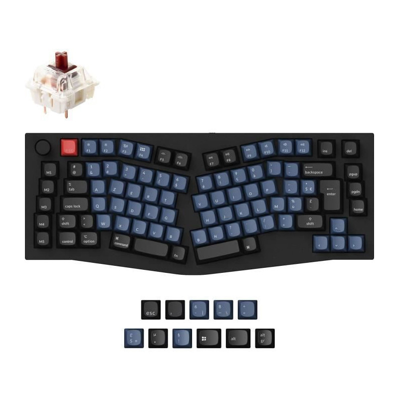 Mechanical Gaming Keyboard - Brown Mechanical Switch - KEYCHRON Q10 -