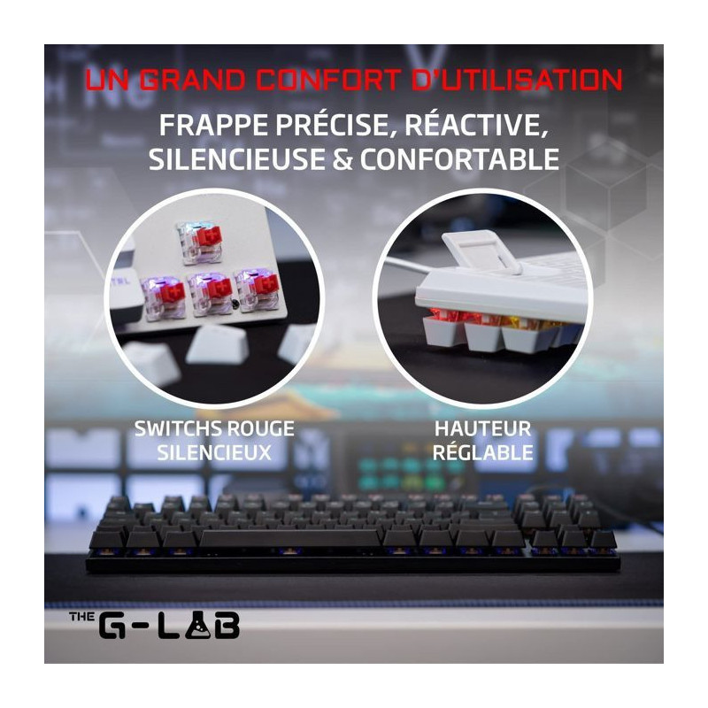 Player keyboard - The G -LAB - Keyz -Mercury -W/FR - Mechanics - TKL -