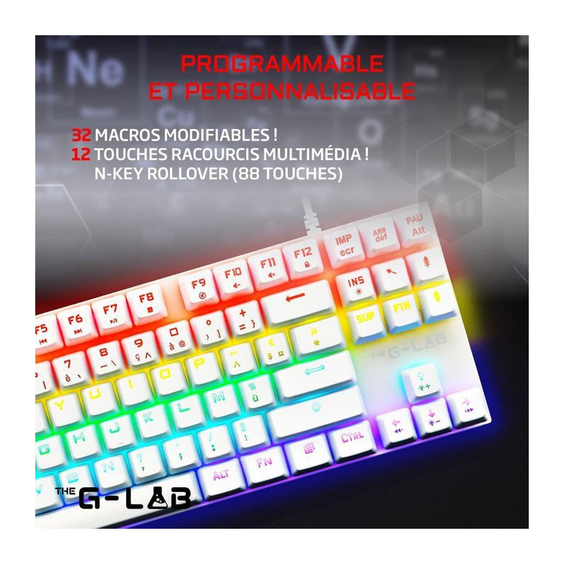 Player keyboard - The G -LAB - Keyz -Mercury -W/FR - Mechanics - TKL -