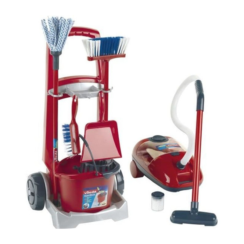 VILEDA - Cleaning trolley with vacuum cleaner