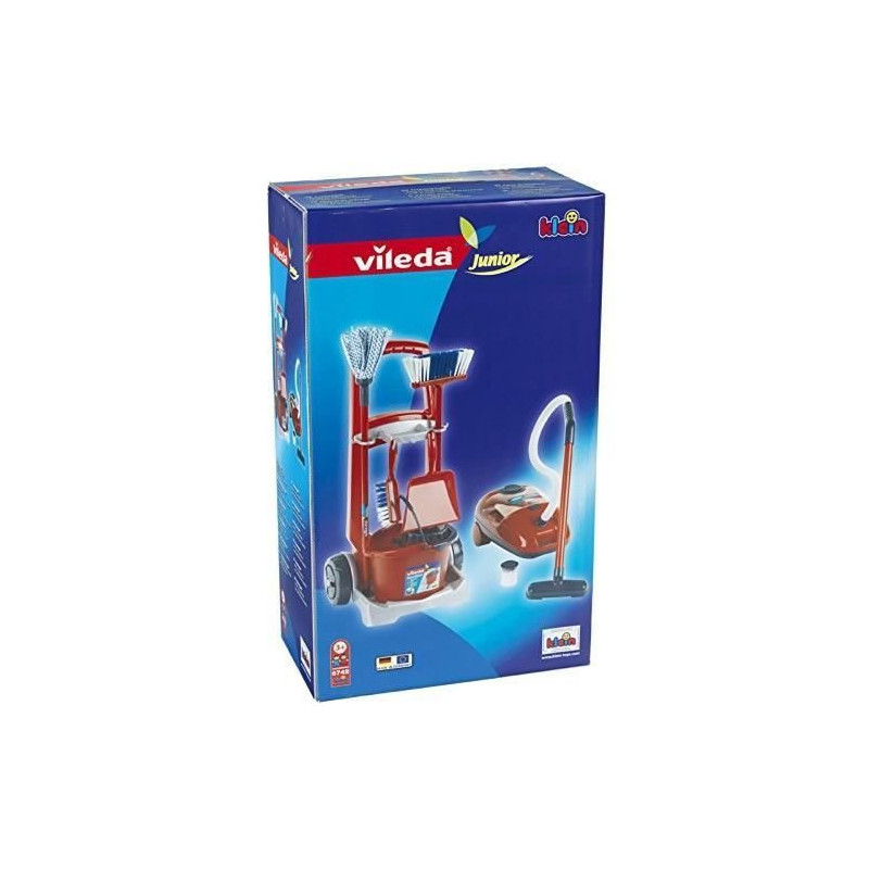 VILEDA - Cleaning trolley with vacuum cleaner