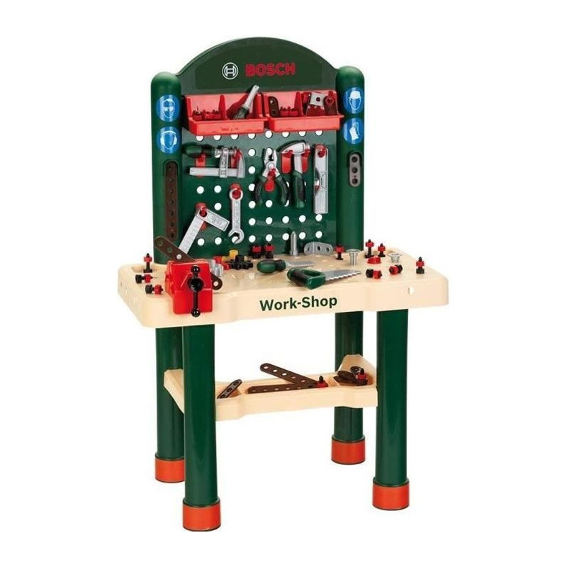 BOSCH - Child Workbench Workbench - 82 Accessories