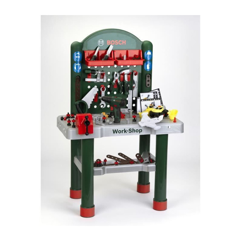 KLEIN - Bosch Workshop with mechanical screwdriver and vehicle to asse