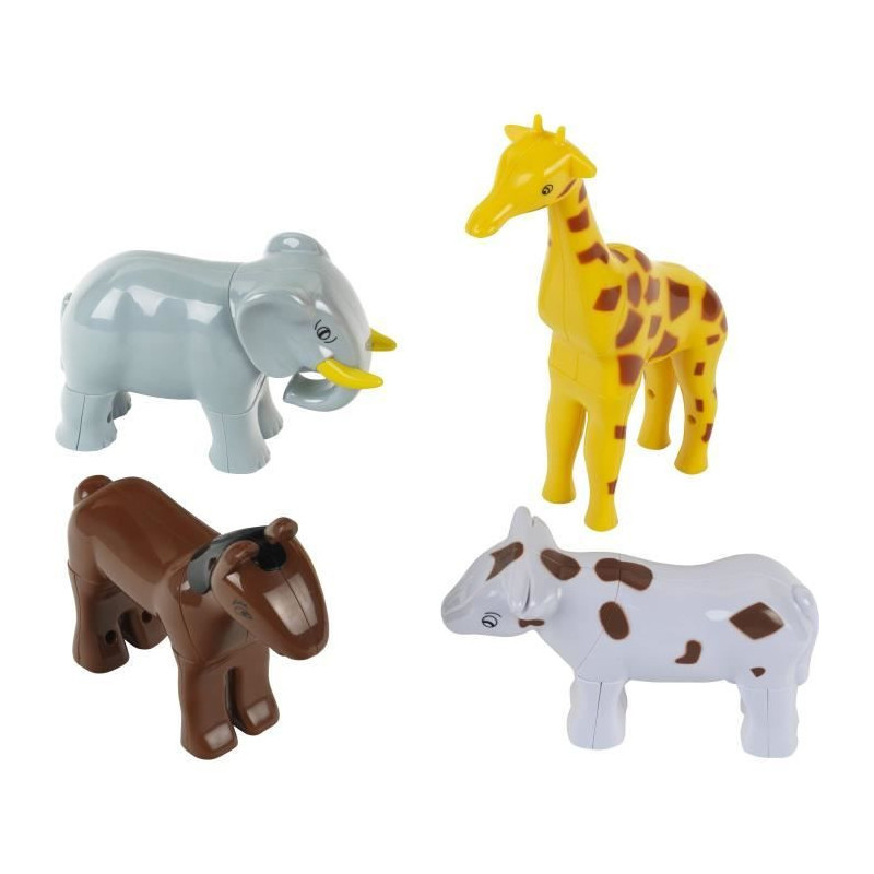 Magnetic Animals - KLEIN - 0065 - 4 Large Funny Animals Puzzle, Open B