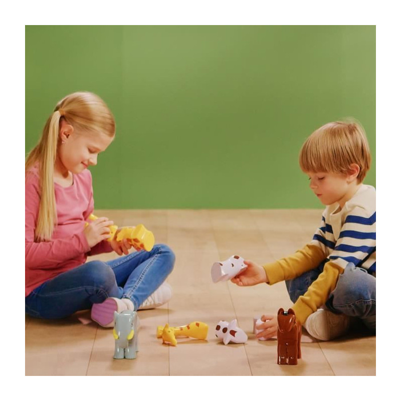Magnetic Animals - KLEIN - 0066 - 8 Large Funny Animals Puzzle, Closed