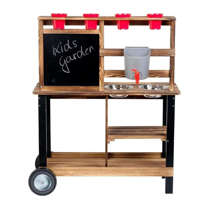 Beach picnic wooden summer kitchen with 23 accessories - Klein - 2368