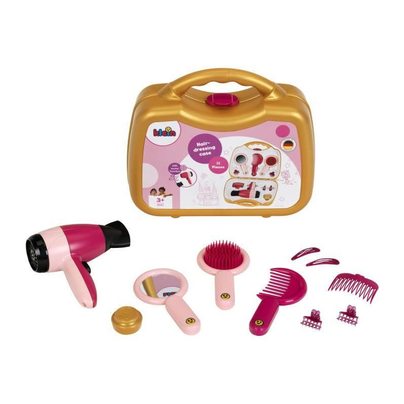 Hairdressing case with electronic hairdryer - KLEIN - 5559 - From 3 ye