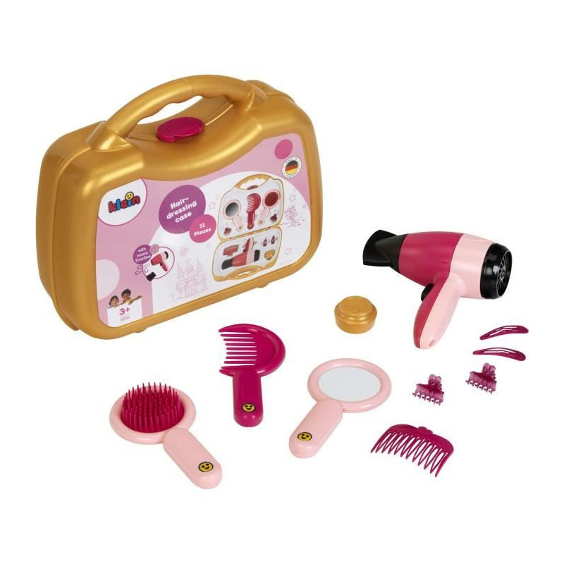 Hairdressing case with electronic hairdryer - KLEIN - 5559 - From 3 ye