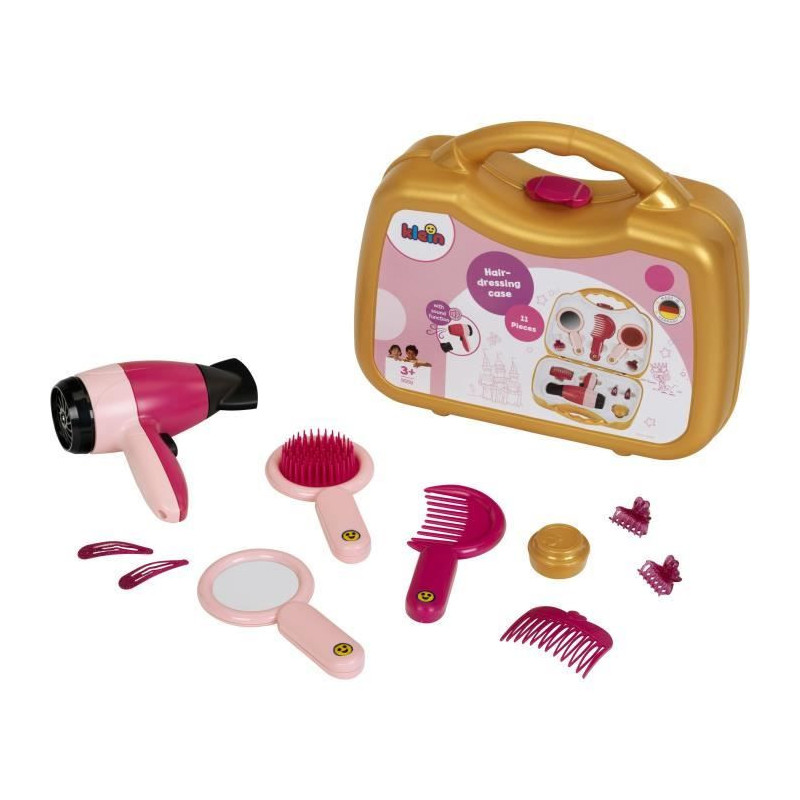 Hairdressing case with electronic hairdryer - KLEIN - 5559 - From 3 ye