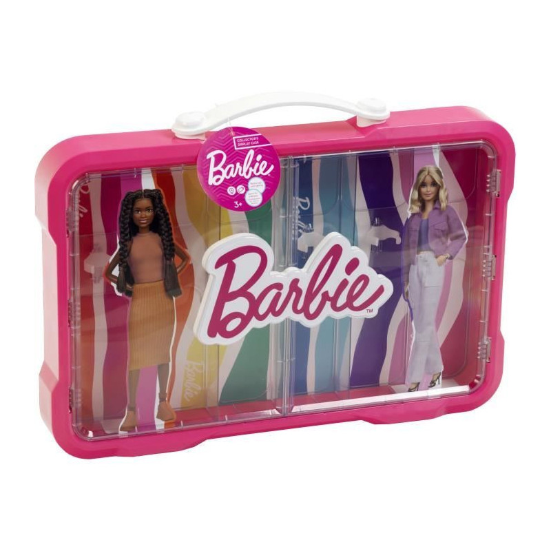 Barbie Display Case - KLEIN - 5808 - For 6 dolls with light-up clasp -