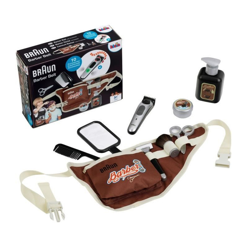 Barber Belt - KLEIN - 5838 - With electronic clipper and accessories -