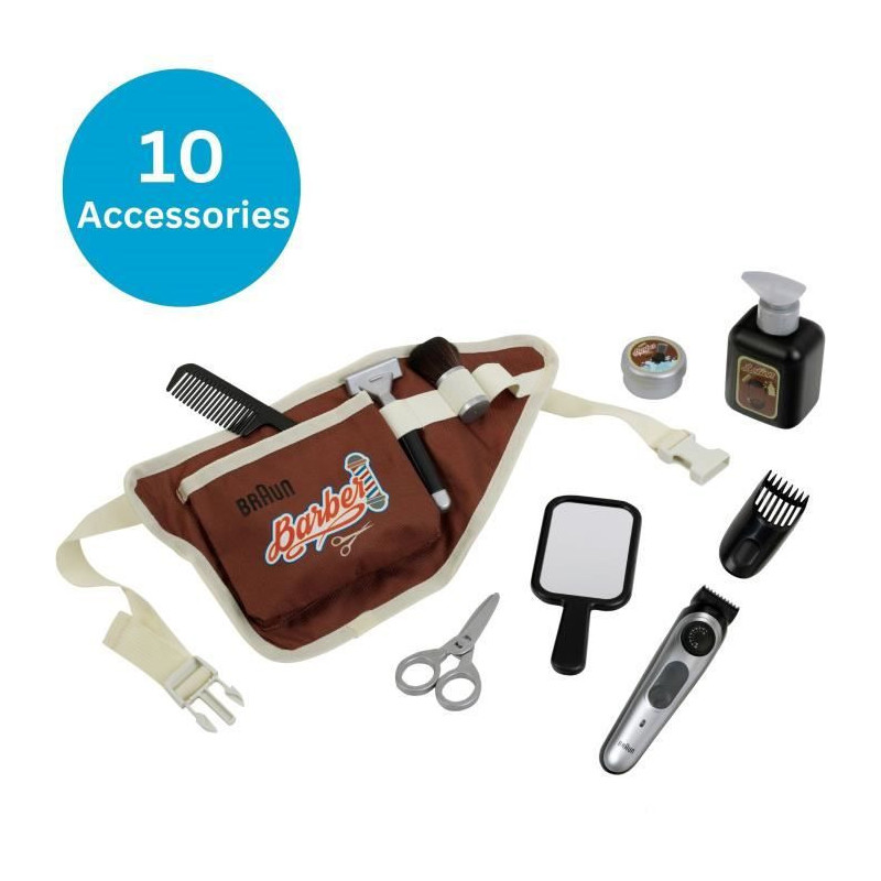 Barber Belt - KLEIN - 5838 - With electronic clipper and accessories -