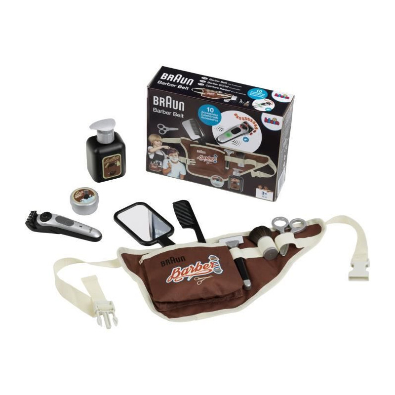 Barber Belt - KLEIN - 5838 - With electronic clipper and accessories -