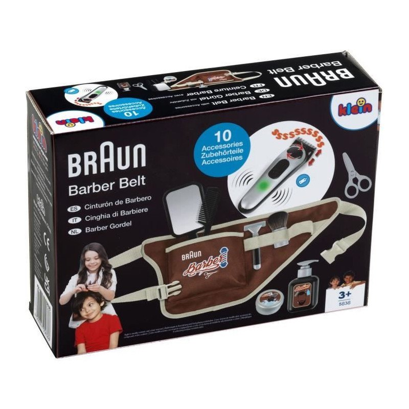 Barber Belt - KLEIN - 5838 - With electronic clipper and accessories -