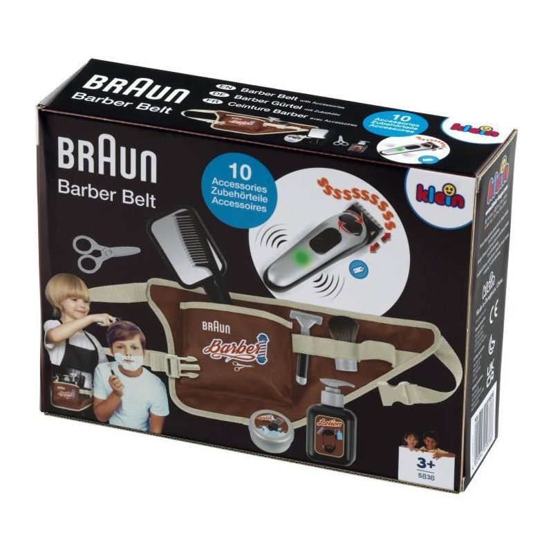 Barber Belt - KLEIN - 5838 - With electronic clipper and accessories -
