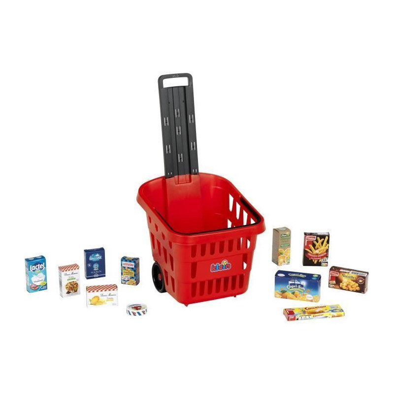 My Market Rolling Shopping Basket - KLEIN - 7256 - From 2 years old