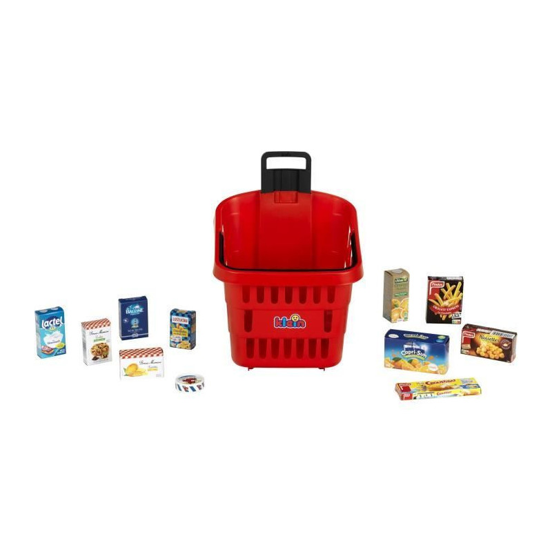 My Market Rolling Shopping Basket - KLEIN - 7256 - From 2 years old
