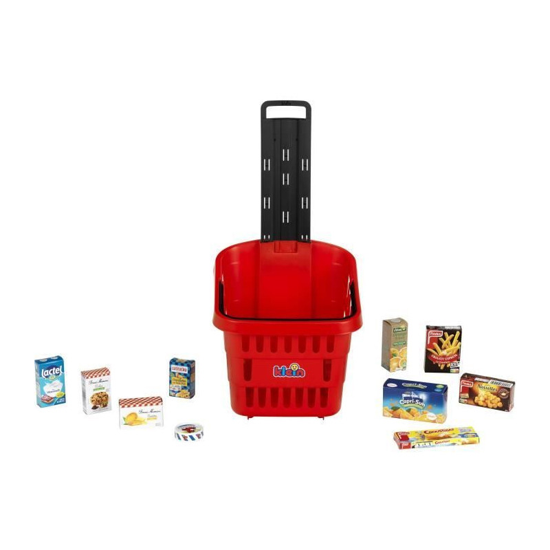 My Market Rolling Shopping Basket - KLEIN - 7256 - From 2 years old