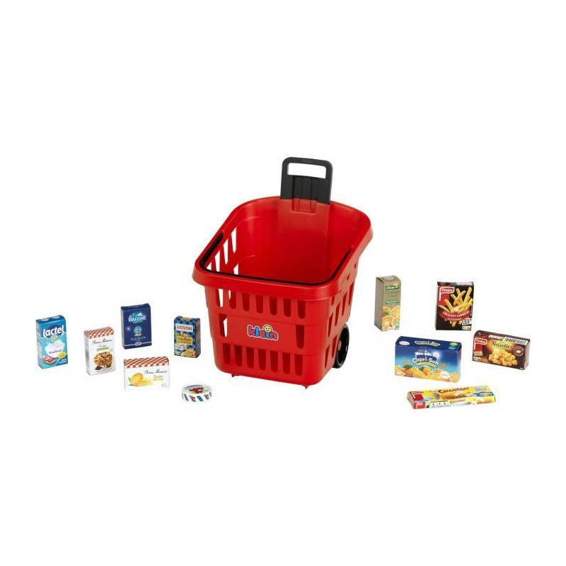 My Market Rolling Shopping Basket - KLEIN - 7256 - From 2 years old