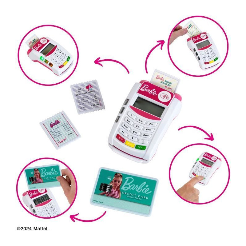 Barbie Electronic Payment Terminal - KLEIN - 7335 - With accessories -