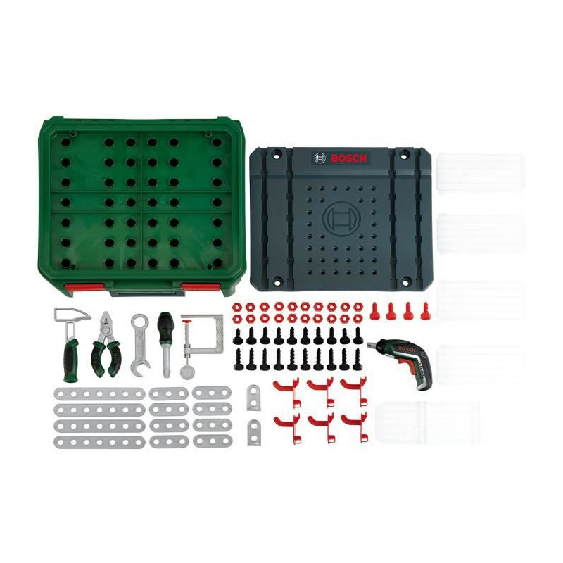 Bosch established case with ixolino II electronic screwdriver and acce