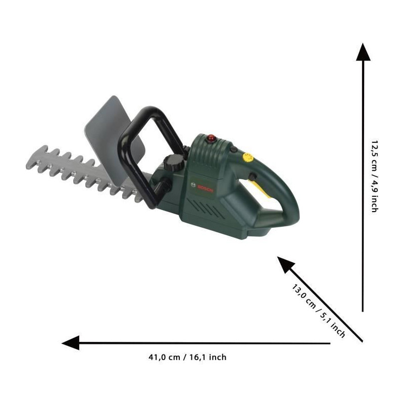 Gardening toy - KLEIN - Bosch electronic hedge trimmer - Faithful repr