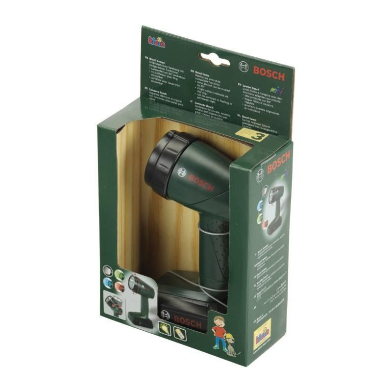 Bosch Electronic Flashlight - KLEIN - 8448 - 2 operating modes and 4 f