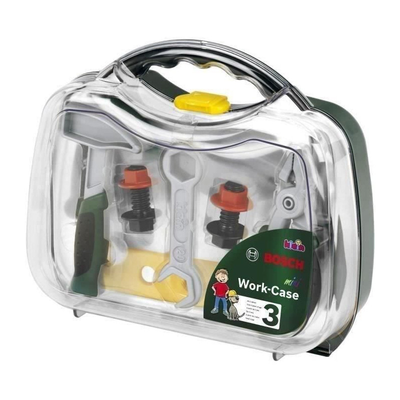 Bosch transparent tool case with accessories - Klein - 8452