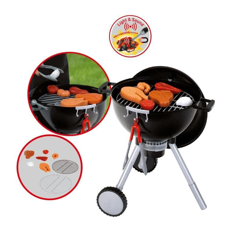 KLEIN - Weber One Touch Premium barbecue with sound and light charcoal