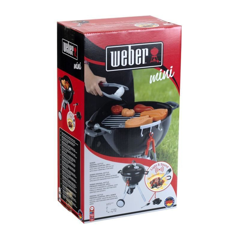 KLEIN - Weber One Touch Premium barbecue with sound and light charcoal