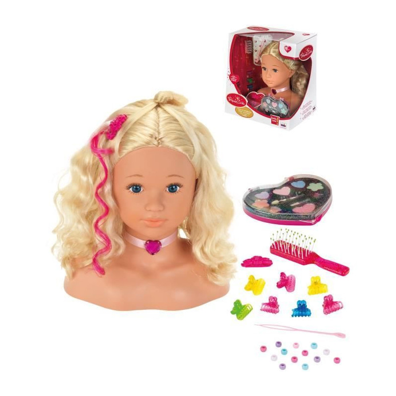 PRINCESS CORALIE Hairdressing and Makeup head with accessories - 33cm
