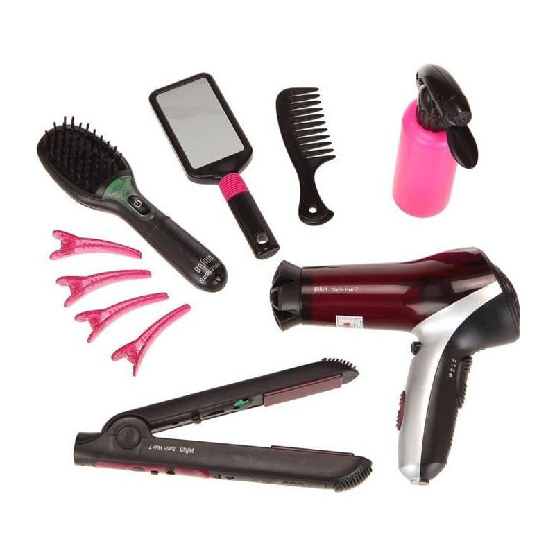KLEIN - Mega hairstyle set Braun Satin Hair 7