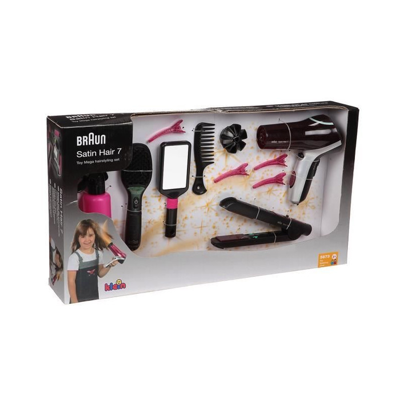 KLEIN - Mega hairstyle set Braun Satin Hair 7