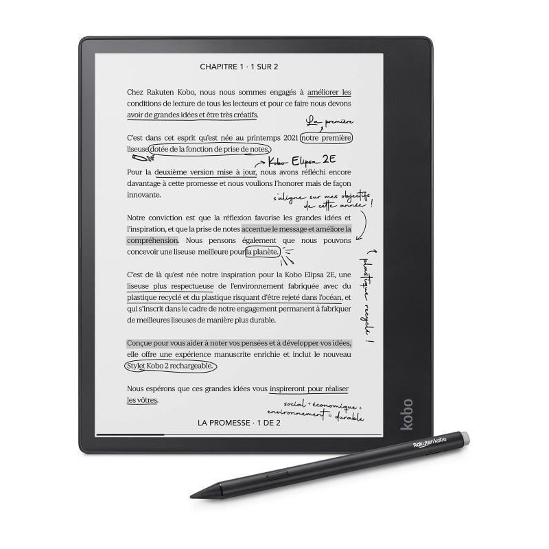 EBook - Kobo - Elipsa 2e - Black