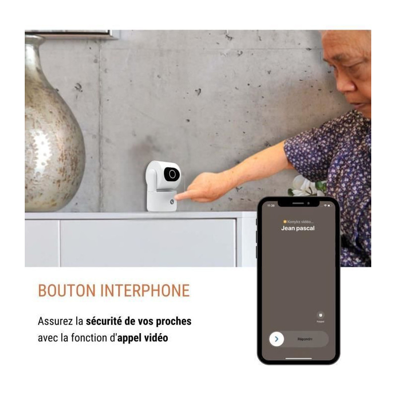 Surveillance camera - KONYKS - CAMINI CARE 2 - Indoor - Wifi with sire
