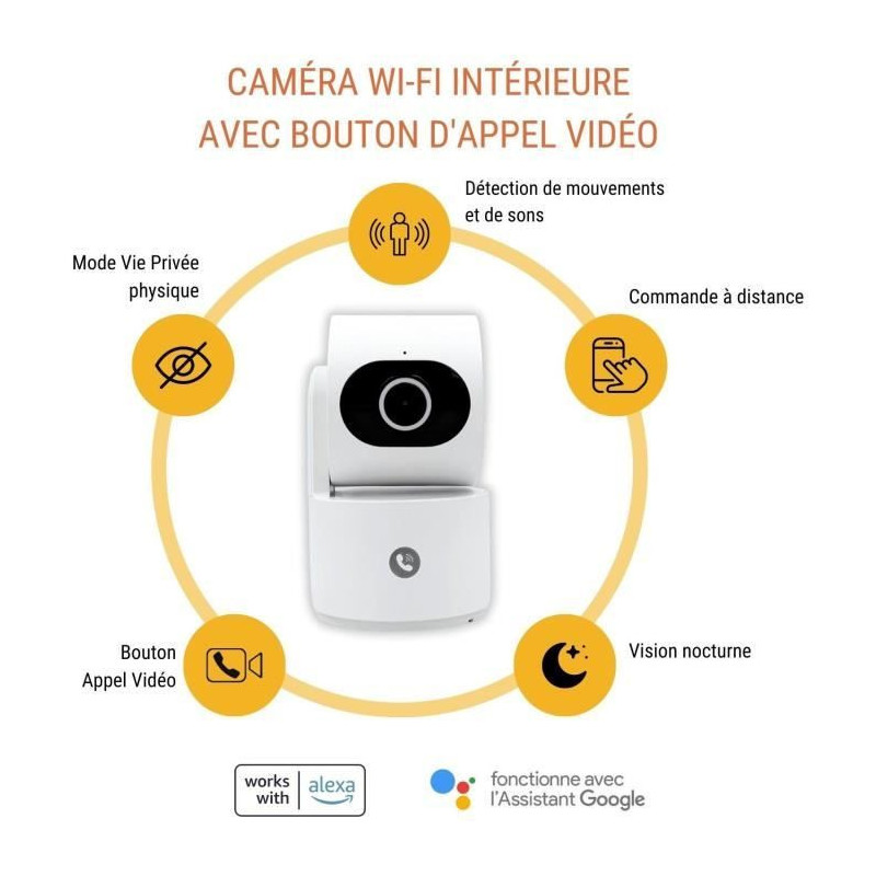 Surveillance camera - KONYKS - CAMINI CARE 2 - Indoor - Wifi with sire