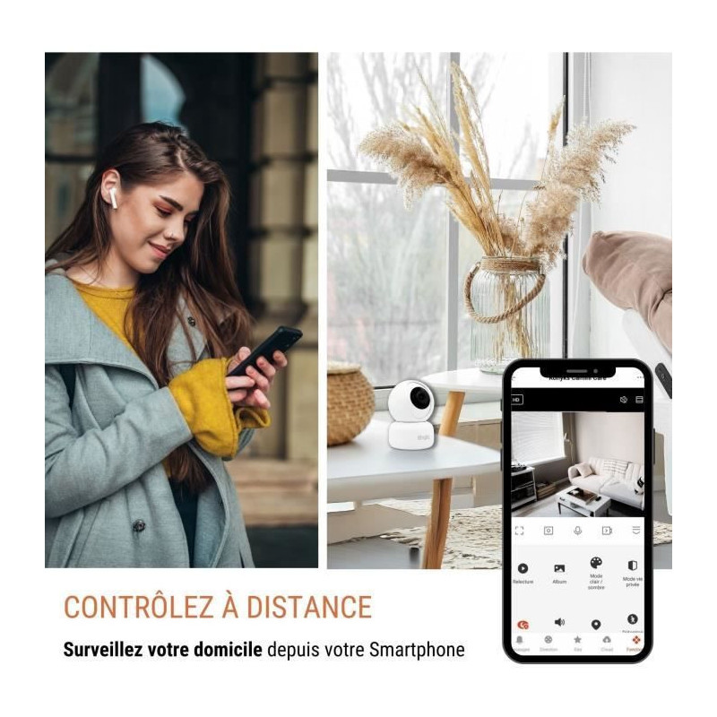 Surveillance camera - KONYKS - CAMINI 2 - Interior - Motorized - Wifi