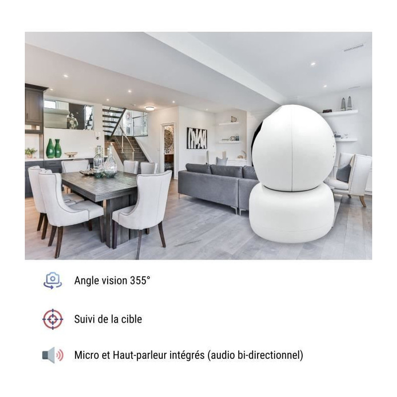 Surveillance camera - KONYKS - CAMINI 2 - Interior - Motorized - Wifi