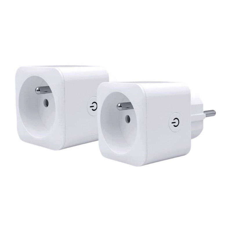 Set of 2 Wi-Fi + BT connected sockets - KONYKS - Priska FR Dual Pack -