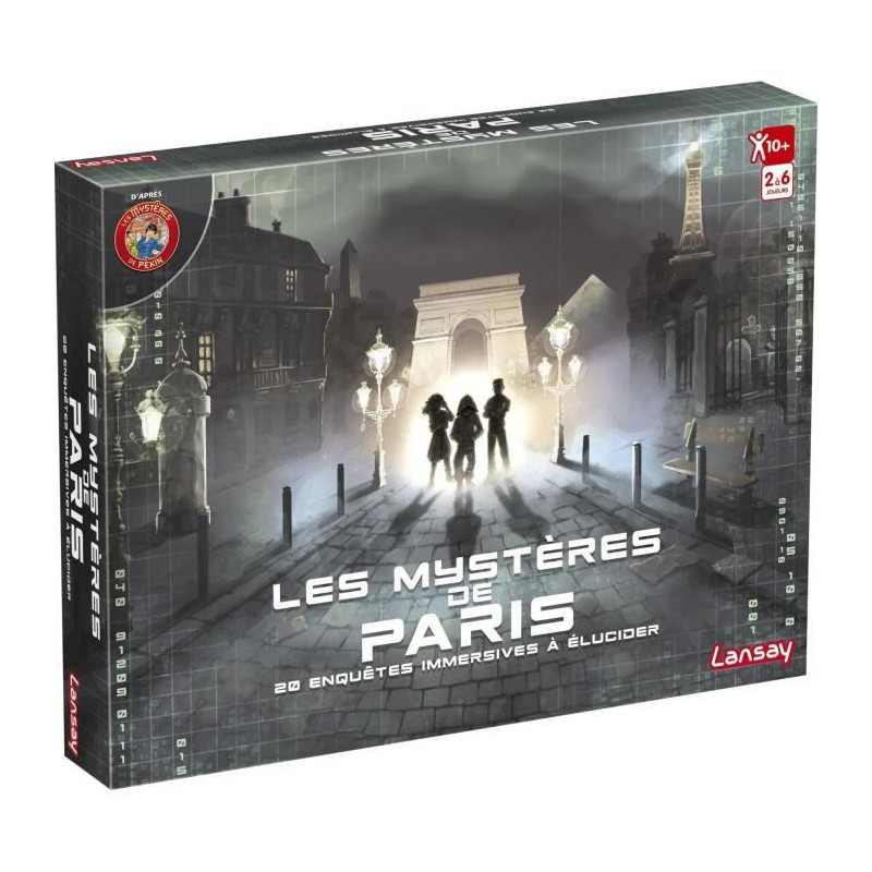 Board game - LANSAY - 75145 - The Mysteries of Paris 10+