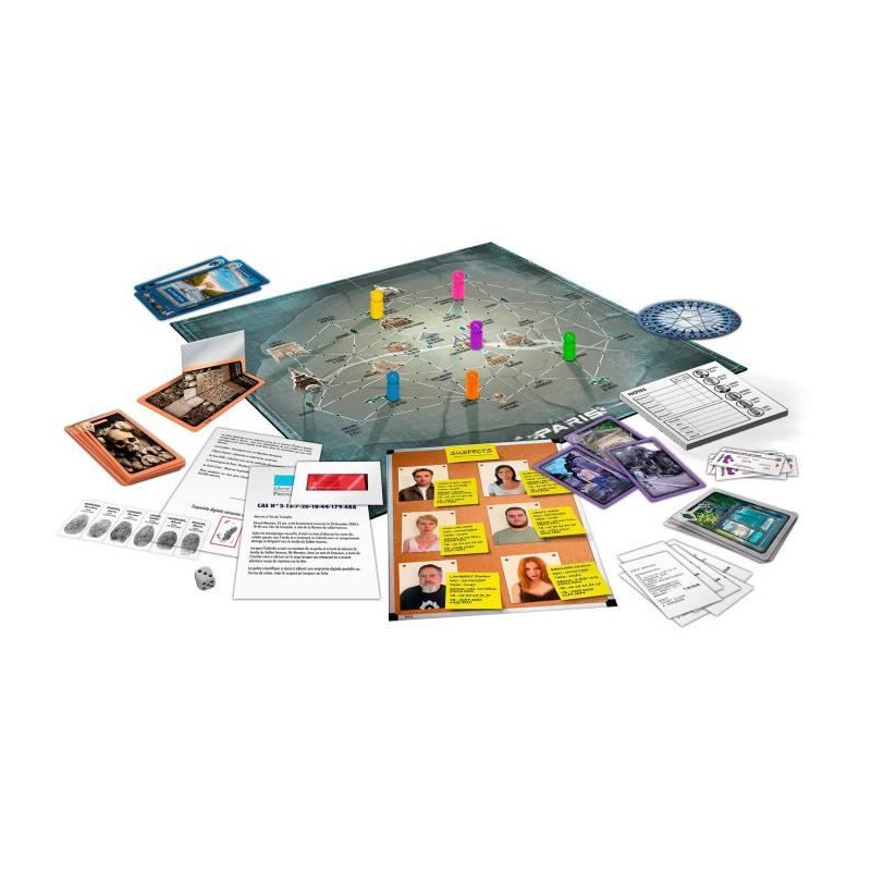 Board game - LANSAY - 75145 - The Mysteries of Paris 10+