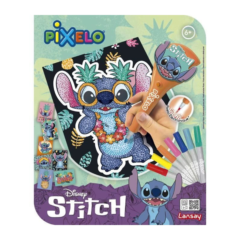 TOY - LANSAY - Pixelo Stitch - 8 illustrations - Multicolor - From 6 y